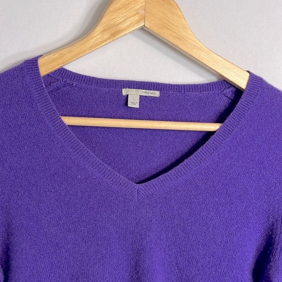 Halogen V-Neck 100% Cashmere Sweater size S - Picture 3 of 9